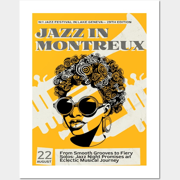 Jazz Concert design for the Jazz Lover! Wall Art by Danielleroyer